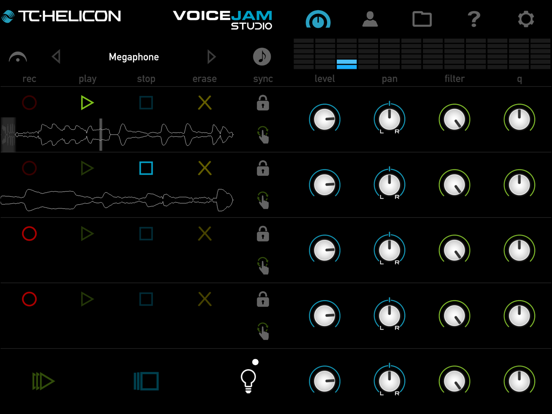 Screenshot #1 for VoiceJam Studio: Live Looper & Vocal Effects Processor