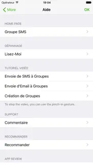 groupe sms iPhone Captures Décran 2