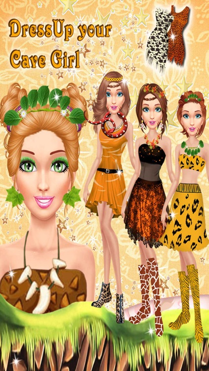 Cave Girl Makeover Salon screenshot-3