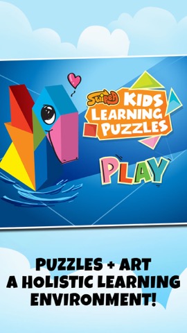 Kids Learning Puzzles: Birds, Tangram Playgroundのおすすめ画像1