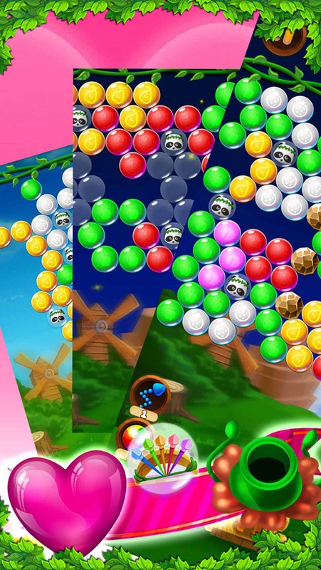 Plants Panda Bubble screenshot 3