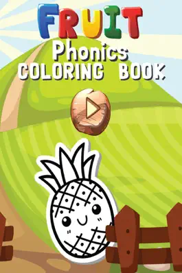 Game screenshot Fruits And Vegetables Phonics Coloring Book: English Vocabulary Learning Free For Toddlers & Kids! mod apk