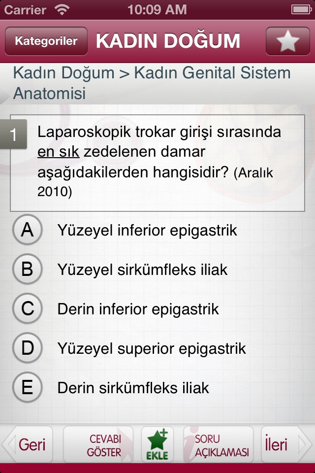 Tüm TUS Soruları - Kadın Doğum Lite screenshot 3