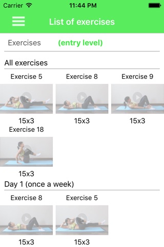 Ab Workout Exercises screenshot 2