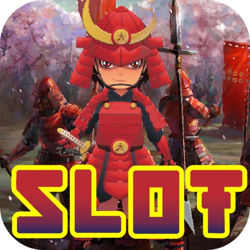 Samurai Shogun Japan Warrior Slots: Free Casino Slot Machine Icon