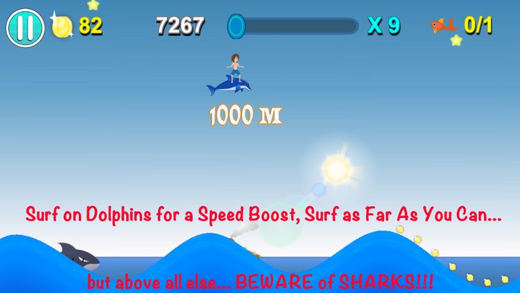 Space Surf : Shark Attack screenshot-4