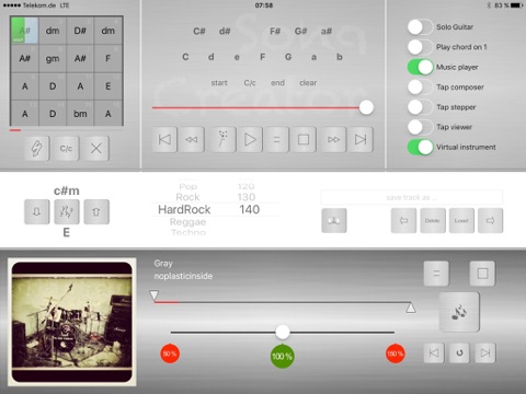 Guitar Song Creator  professional with Backing Track and Tab Creator, Scale Trainer and Text Creator screenshot 3