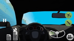 Flying Car Driving Simulator Free: Extreme Muscle Car - Airplane Flight Pilot screenshot