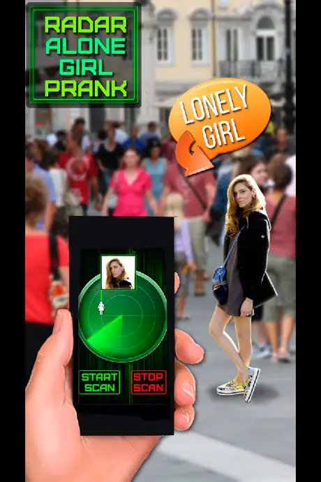 Radar Alone Girl Prank