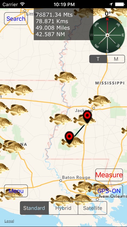 Louisiana-Mississippi: Fishing Lakes screenshot-3