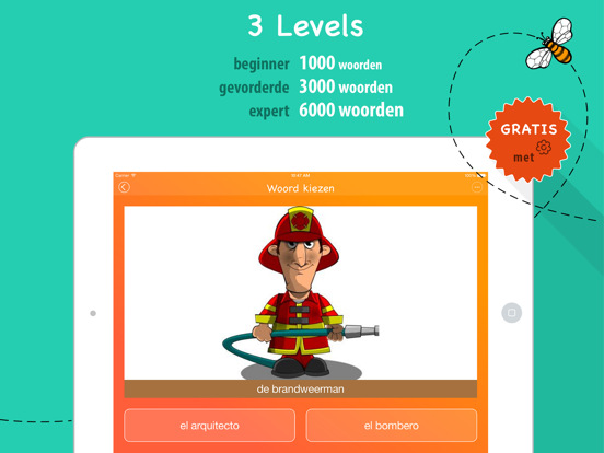 6000 Woorden - Leer Gratis Spaans met FunEasyLearn iPad app afbeelding 3