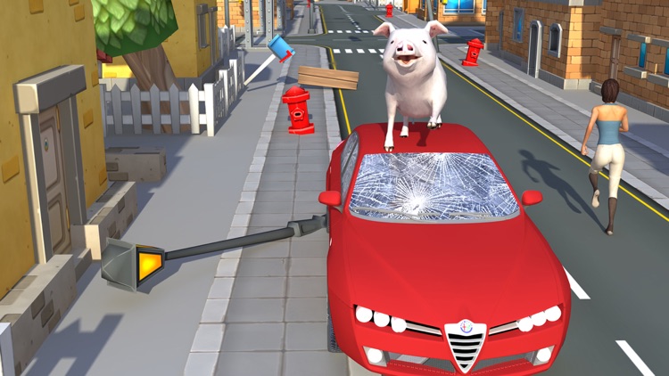 Crazy Piggies 3d Simulator  games screenshot-4