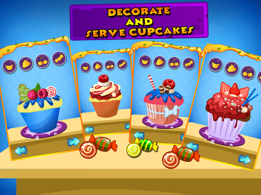 Cupcake Maker - Fun Free cooking recipe game for kids,girls,boys,teens & family screenshot 9