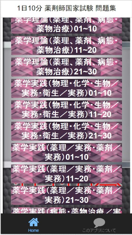 1日10分 薬剤師国家試験 問題集