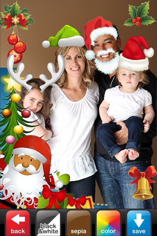 Merry Christmas Photo Booth: Make yourself Santa Claus screenshot 3