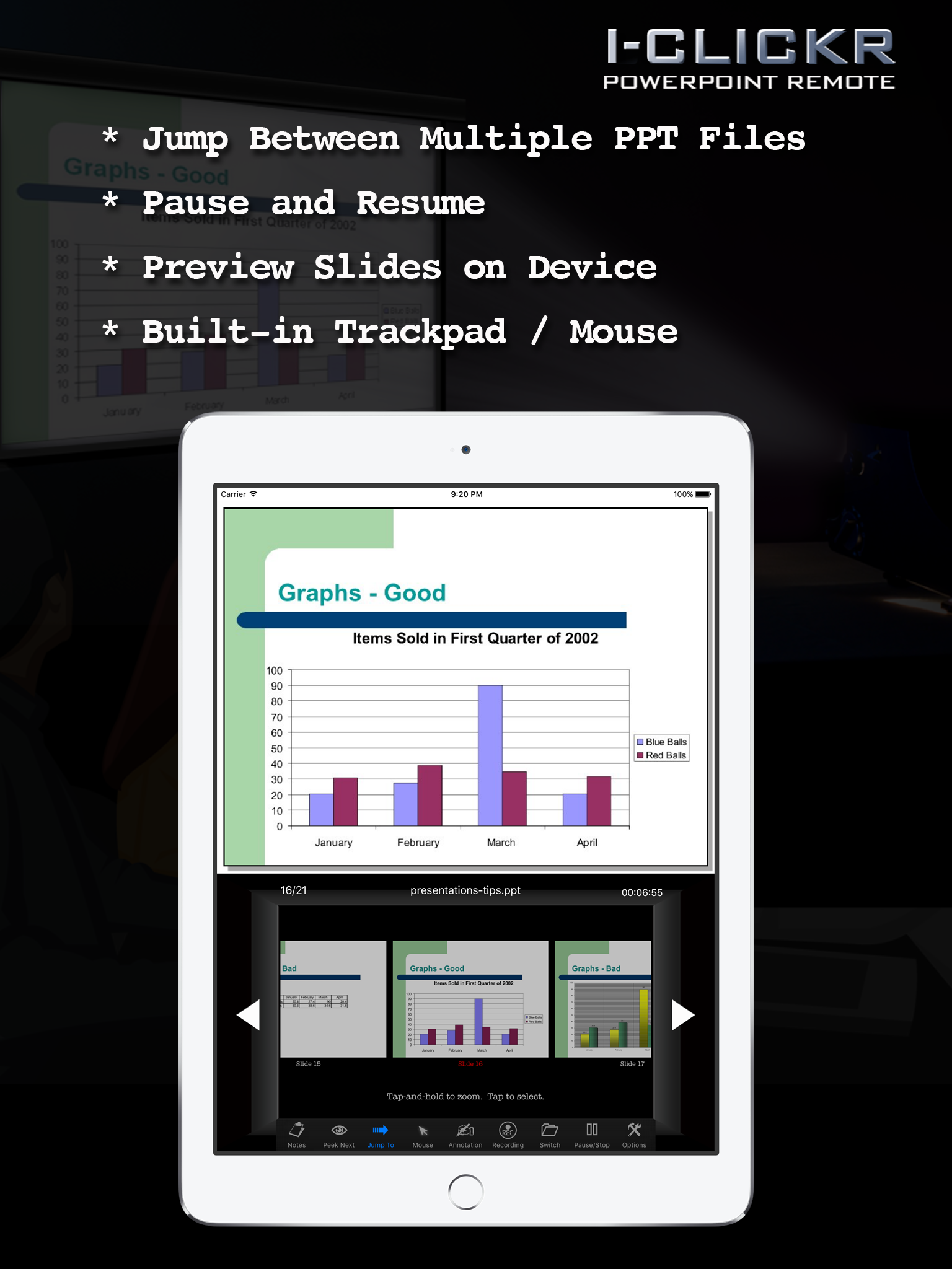 i-Clickr Remote for PowerPoint Lite screenshot 8