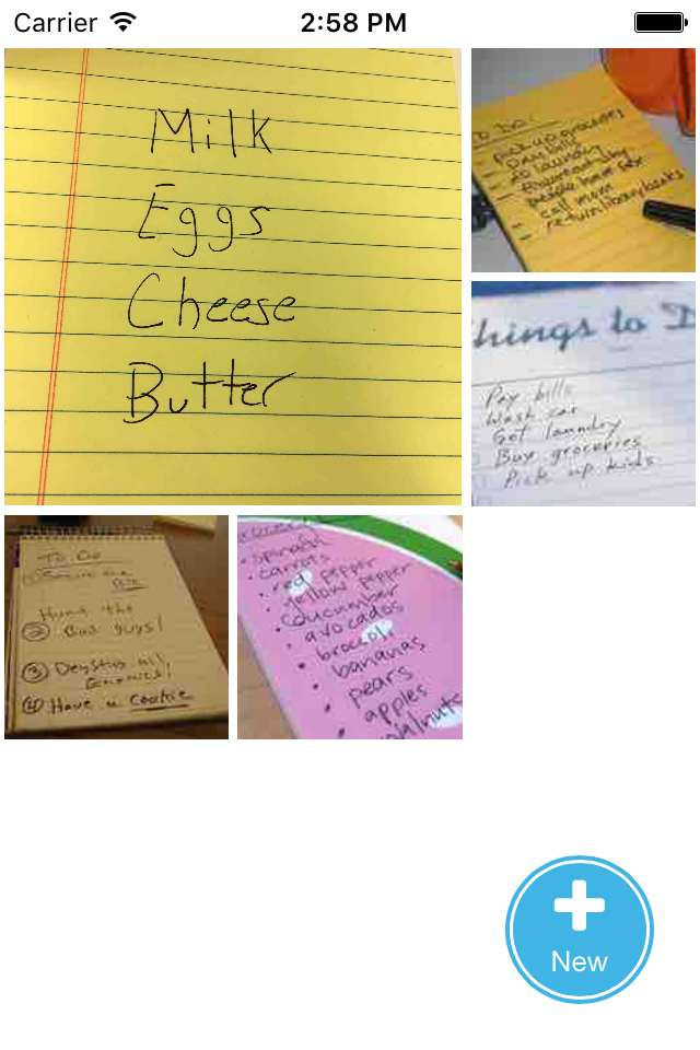 Picture List Take Your Written Lists With You
