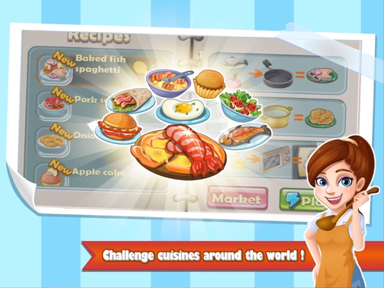 Rising Super Chef:Cooking Game iPad app afbeelding 1