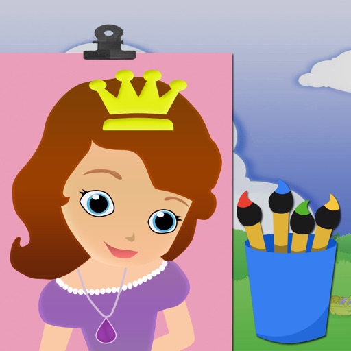 Kids Pro Coloring Game Sofia The First Edition icon