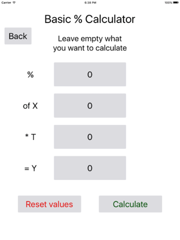 Screenshot #6 pour Basic Percent Calculator