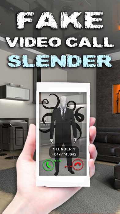 Fake Video Call Slender screenshot 2