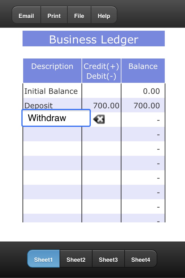 Business Ledger screenshot 2