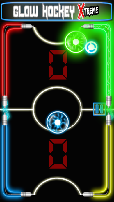 Screenshot #1 pour Glow Hockey Extreme
