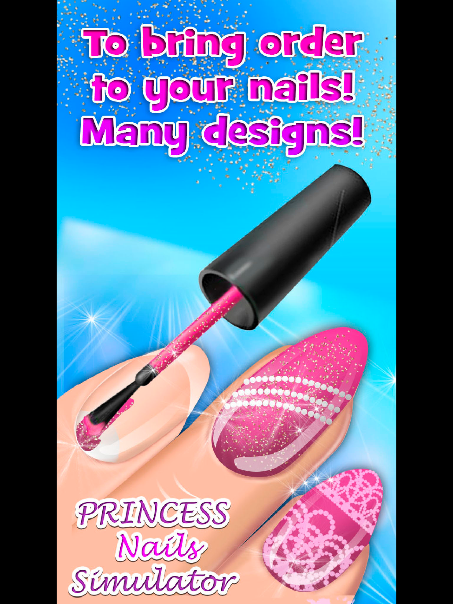 Princess Nails Simulator screenshot 5