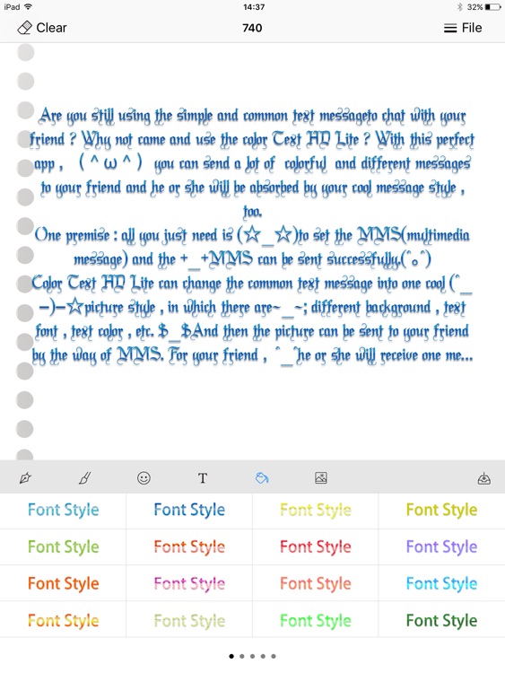 Color Text HD Lite