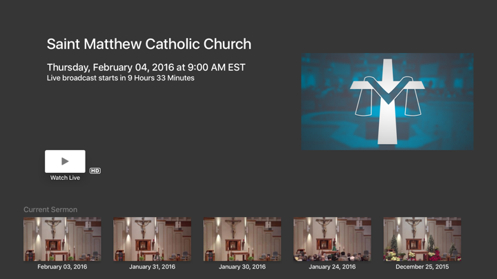 Screenshot #1 pour Saint Matthew Catholic Church