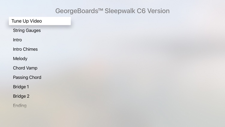C6 Lap Steel Guitar Sleepwalk TV