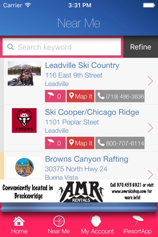 iResort App screenshot 2
