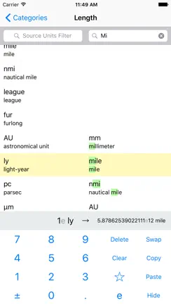 Convert units easy Lite iPhone image 4