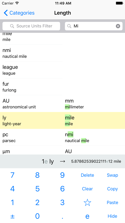 #4. Convert units easy Lite (iOS) Podle: Kinetic Stars
