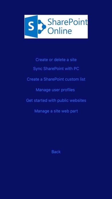 Common Task Guide for Office 365 Screenshot 2 of 3