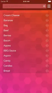 shop list free - grocery list iphone screenshot 1