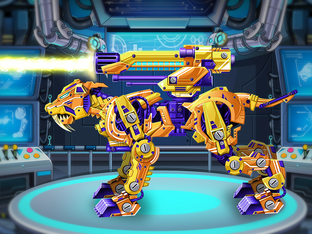 Robot Tiger Dragon Warrior - Robot War