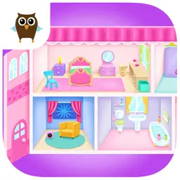 Doll House Cleanup & Decoration - Bedroom, Kitchen & Bath Designer app icon