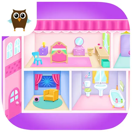 Doll House Cleanup & Decoration - Bedroom, Kitchen & Bath Designer Cheats
