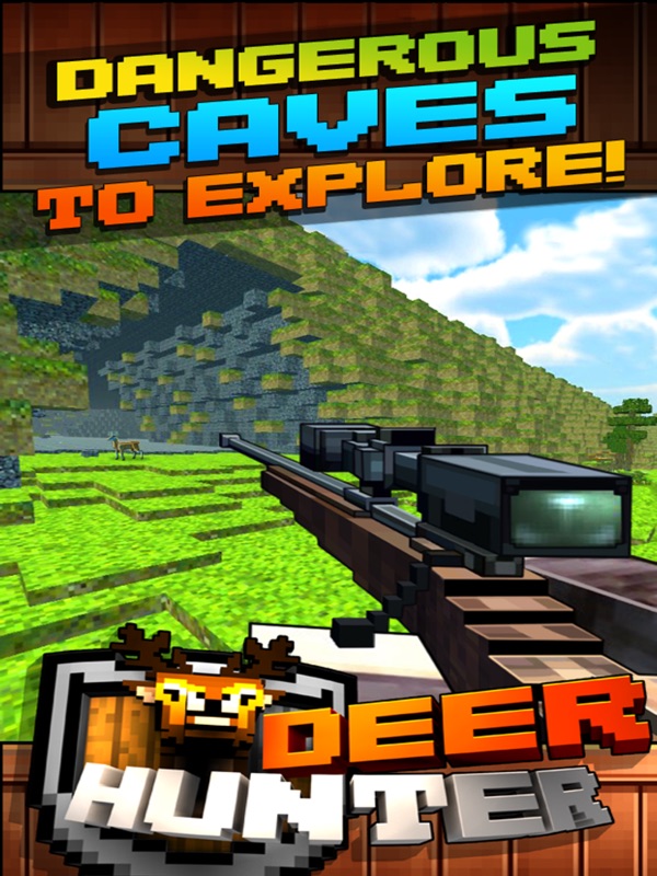 Wild Deer Hunt-ing Survival Pixel World 2016 - Mini Hunter screenshot 10