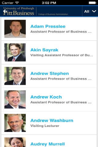Pitt Business App screenshot 2