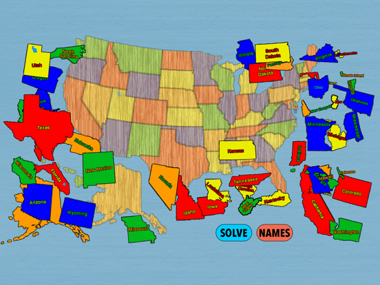 Screenshot #4 pour United States Map Puzzle
