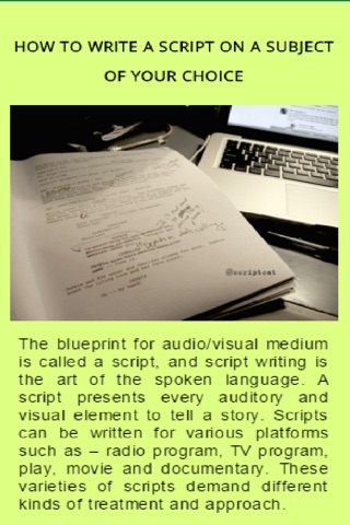 How To Write A Script screenshot 2