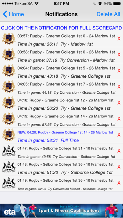 Screenshot #3 pour WebSports