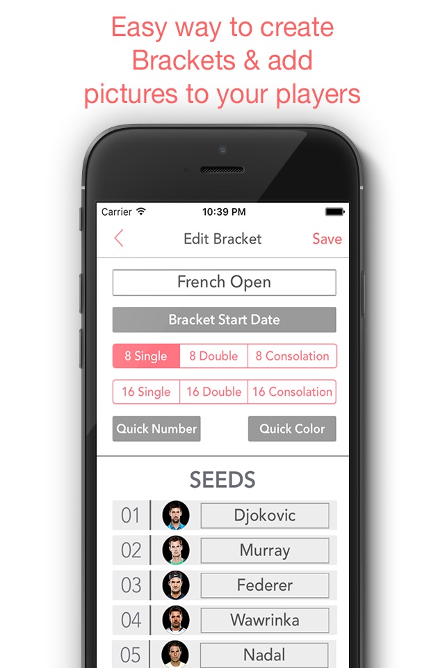 Bracket - Tournament Builder for Sports screenshot 3