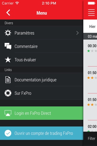FxPro Economic Calendar screenshot 3