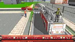 fire fighter emergency truck simulator 3d iphone screenshot 1