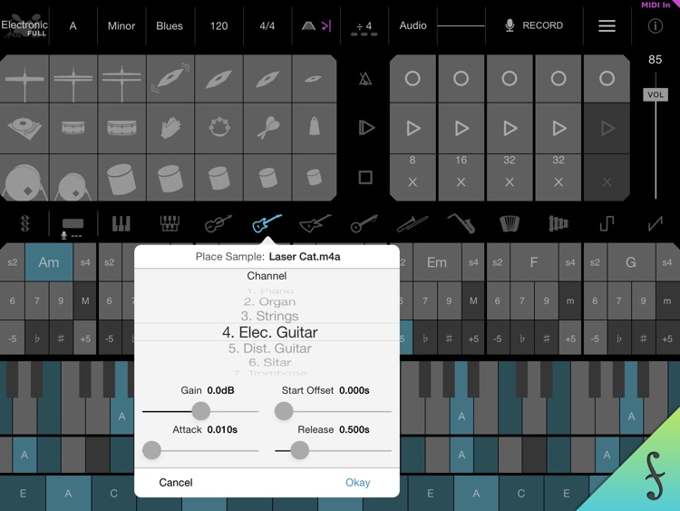 Firo - Music Maker, Instrument, Drums, Chords, Looper, and MIDI Controller screenshot-3