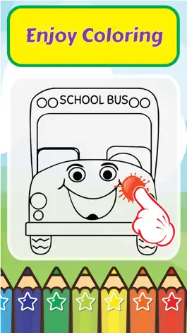 Game screenshot Coloring My ABC School Bus - Alphabet hack