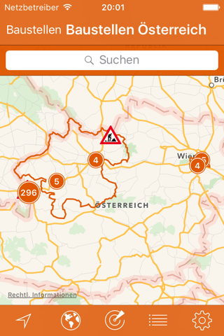 Baustellen Österreich - Der Baustellenführer für Österreich screenshot 2